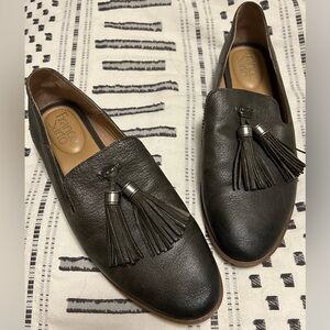 FRANCO SARTO Leather Tassel Loafers
